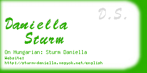 daniella sturm business card